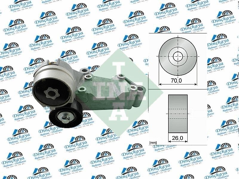 INA 534014610 1S4Q6A228AF GERGİ RULMANI FORD CONNECT 1.8TDCI
