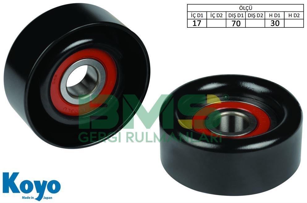 BMS 134 31170-RNA-A01 GERGİ RULMANI HONDA CIVIC VII 05> (337425)