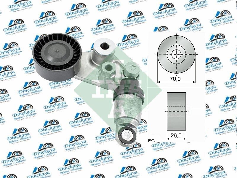 INA 534029710 6652000170 GERGİ RULMANI SSANGYONG