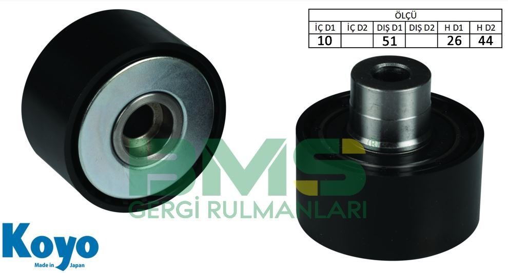 BMS 368 5751.90 GERGİ RULMANI PEUGEOT 306/307 1.4 (405190)