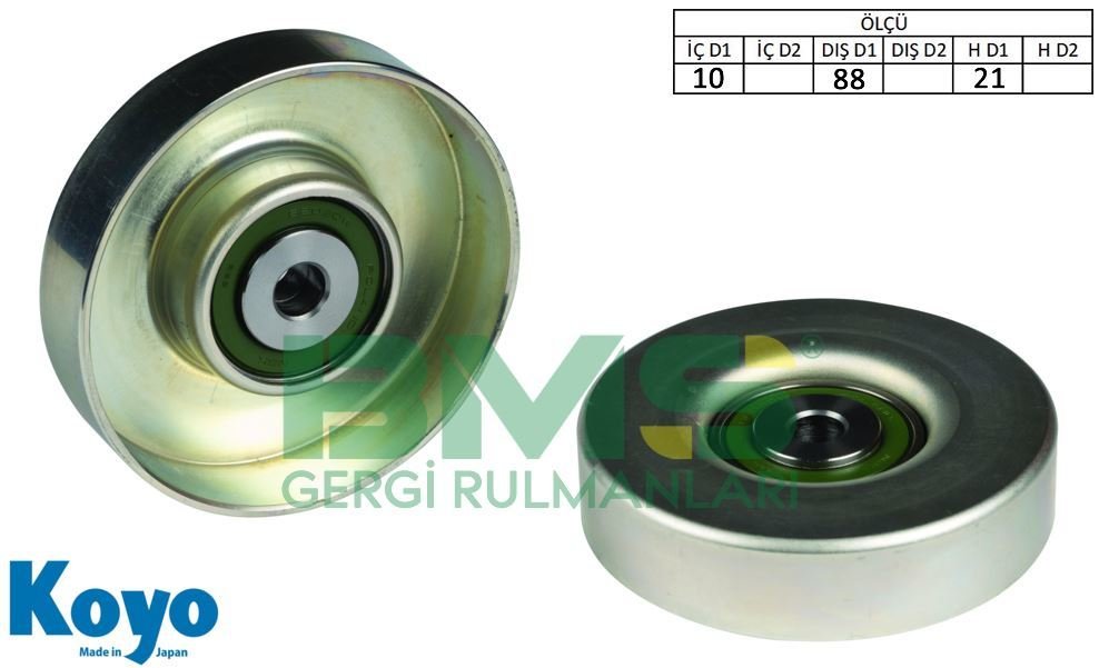 BMS 461 16603-97401 GERGİ RULMANI TOYOTA YARIS (653011)